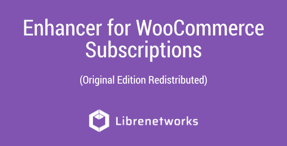 Download Enhancer for WooCommerce Subscriptions Premium plugin for free