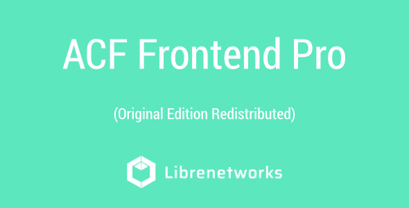 Download ACF Frontend Pro Premium plugin for free
