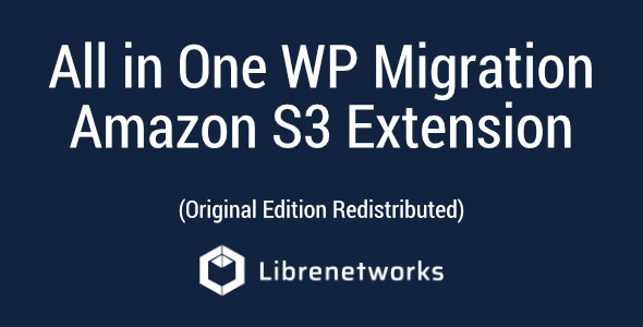 Download All-in-One WP Migration Amazon S3 Extension Premium plugin for free
