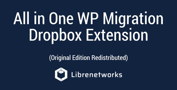Download All-in-One WP Migration Dropbox Extension Premium plugin for free