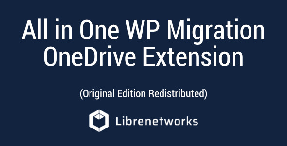 Download All in One WP Migration OneDrive Extension Premium plugin for free