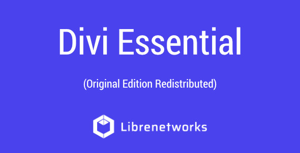 Download Divi Essential Premium plugin for free