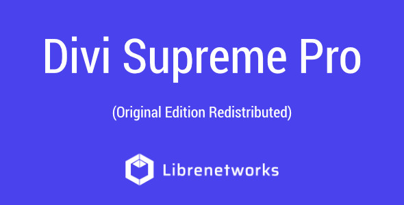 Download Divi Supreme Pro Premium plugin for free