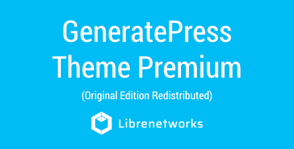 Download GeneratePress Premium theme for free