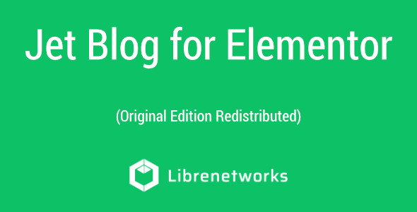 Download JetBlog for Elementor Premium plugin for free