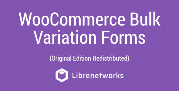 Download WooCommerce Bulk Variation Forms Premium plugin for free