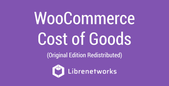 Download WooCommerce Cost of Goods Premium plugin for free