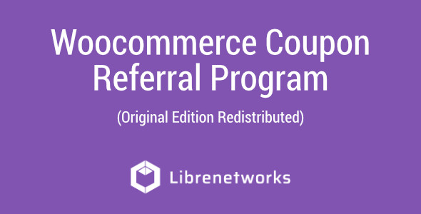 Download Woocommerce Coupon Referral Program Premium plugin for free
