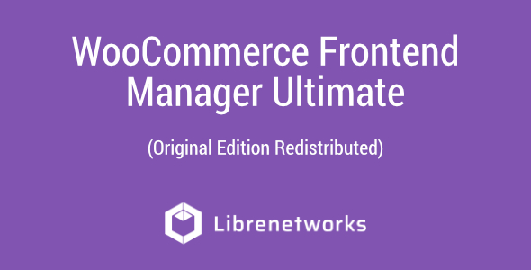 Download WooCommerce Frontend Manager Ultimate Premium plugin for free
