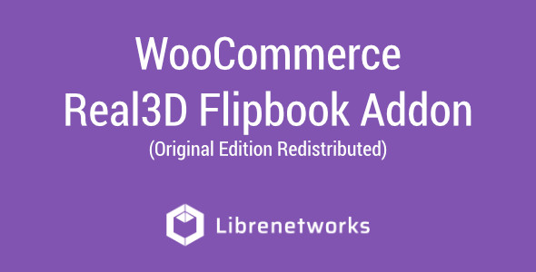 Download WooCommerce Real3D Flipbook Addon Premium for free