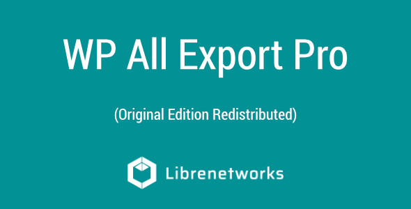 Download WP All Export Pro Premium plugin for free