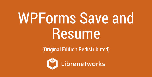 Download WPForms Save and Resume Premium plugin for free