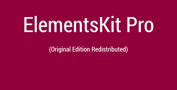 Download ElementsKit Pro Premium plugin for free