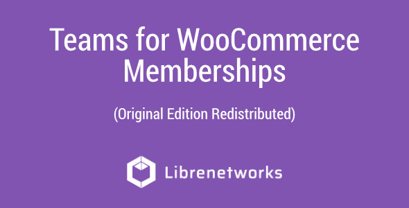 Download Teams for WooCommerce Memberships Premium plugin for free