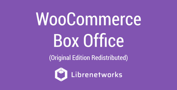 Download WooCommerce Box Office Premium plugin for free