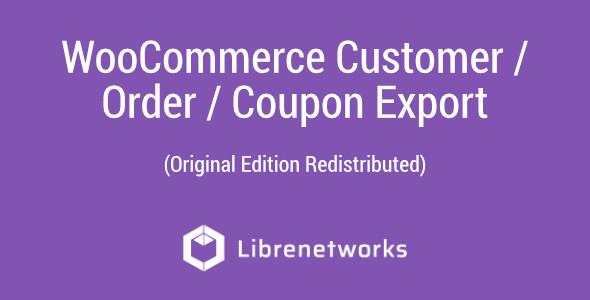 Download WooCommerce Customer / Order / Coupon Export Premium plugin for free