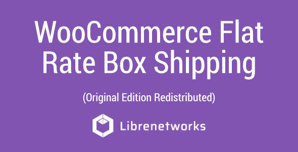 Download WooCommerce Flat Rate Box Shipping Premium plugin for free