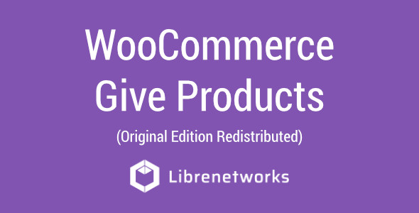 Download WooCommerce Give Products Premium plugin for free