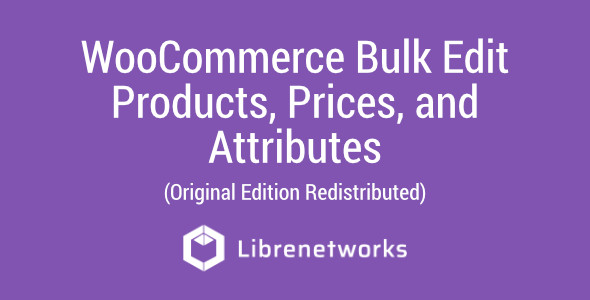 Download WooCommerce Bulk Edit Products, Prices, and Attributes Premium plugin for free