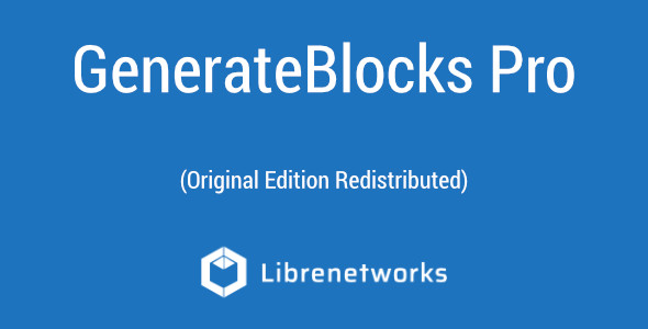 Download GenerateBlocks Pro Premium plugin for free